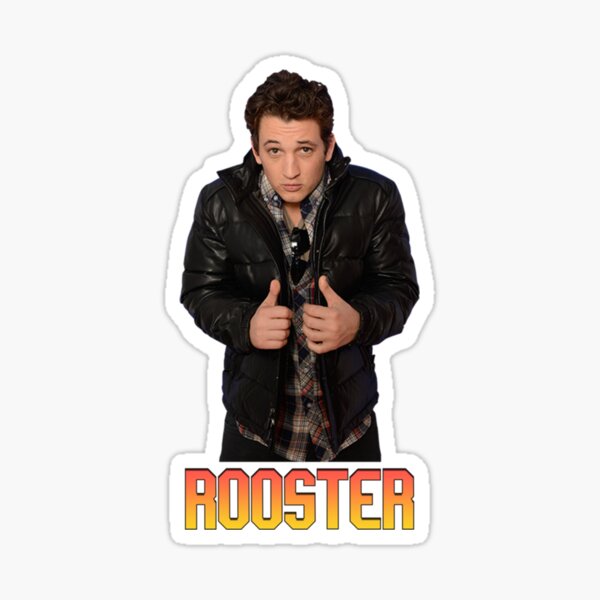"Rooster Top Gun Miles Teller " Sticker for Sale by TaolinCat Redbubble