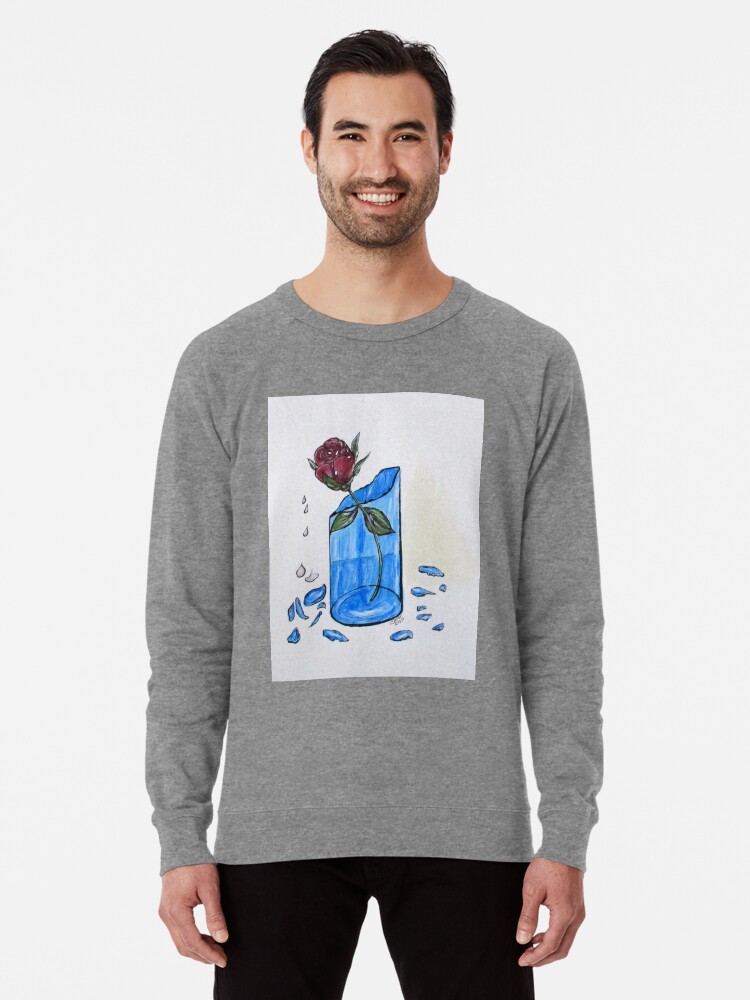 Alternate view of Broken Promise Rose Lightweight Sweatshirt