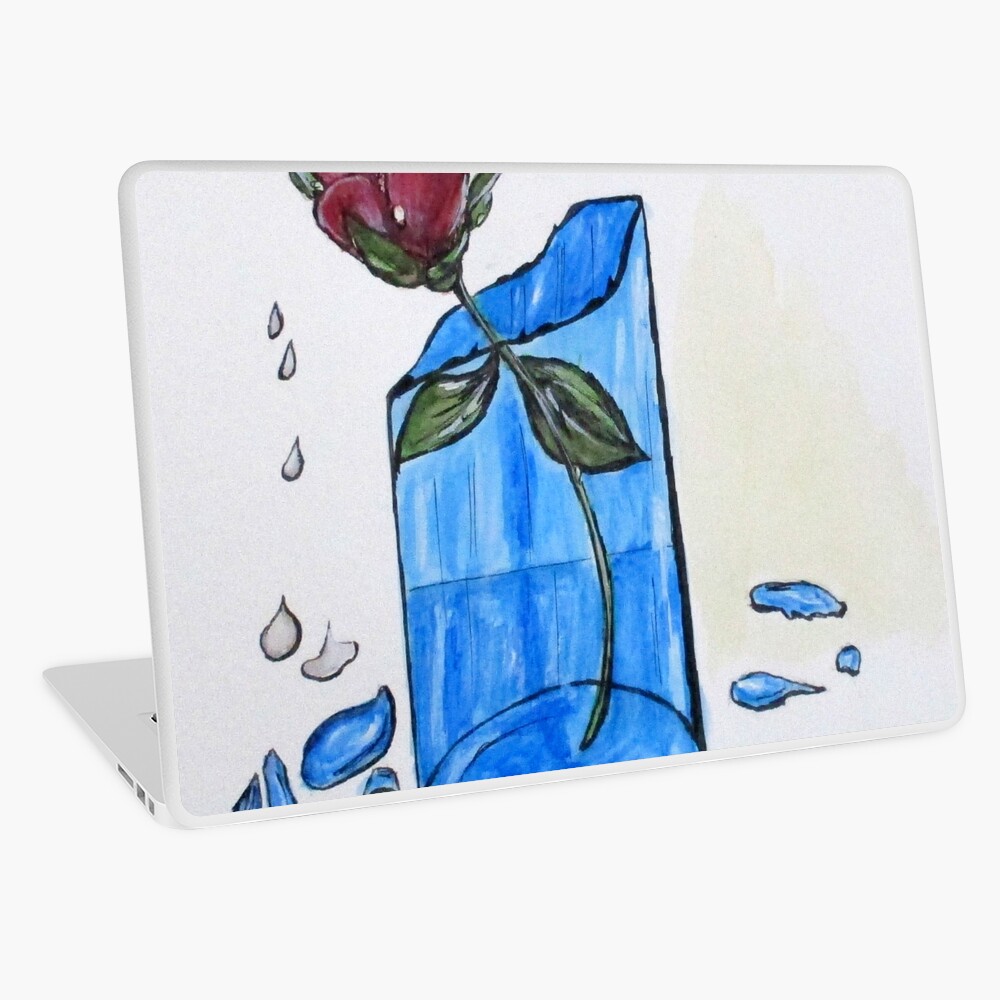 Broken Promise Rose Laptop Skin