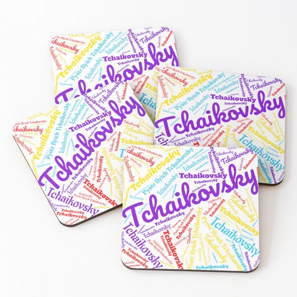Item preview, Tchaikovsky Word Cloud designed and sold by Musicianst0re.