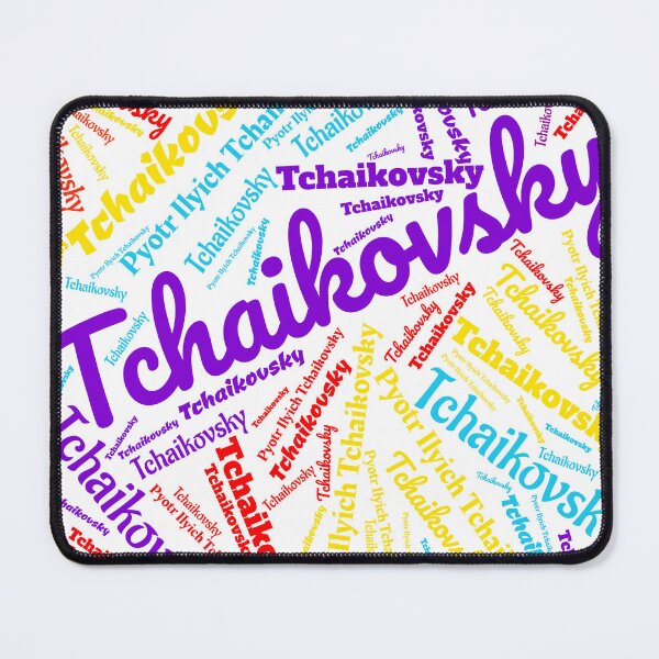 Item preview, Tchaikovsky Word Cloud designed and sold by Musicianst0re.