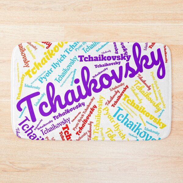 Item preview, Tchaikovsky Word Cloud designed and sold by Musicianst0re.