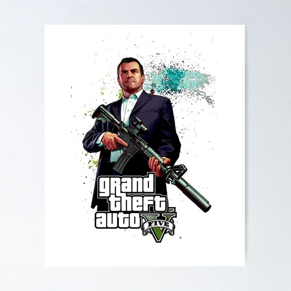 GTA V Poster - Lamar - Grand Theft Auto Full Colour Vector Poster  Collection