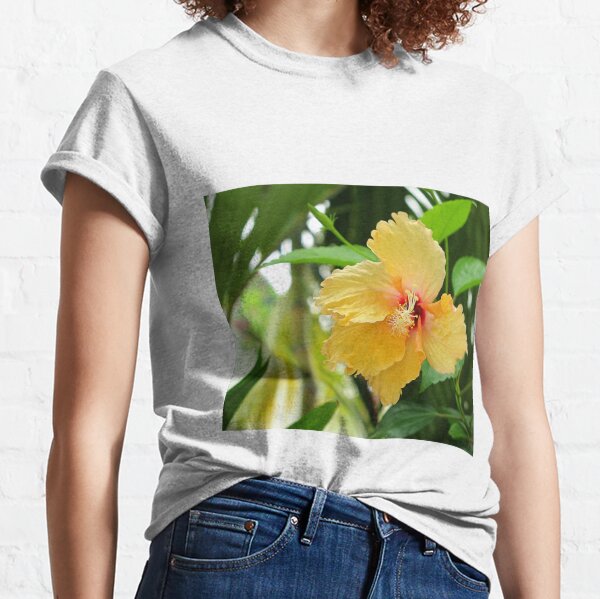 Yellow Hibiscus Classic T-Shirt