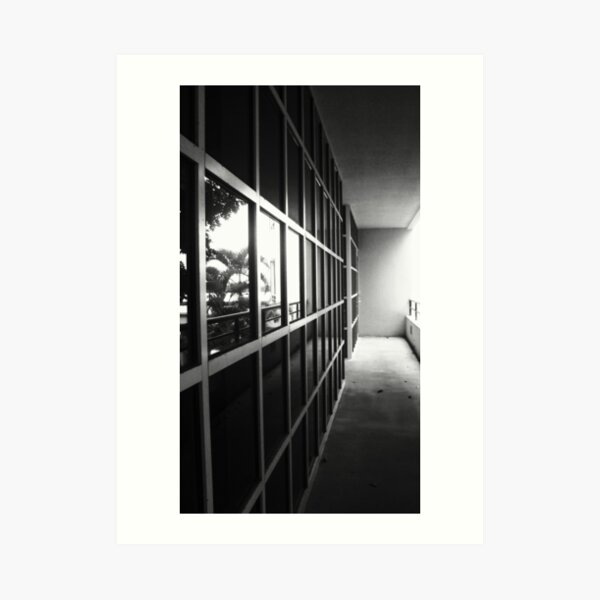 Hospital windows Art Print