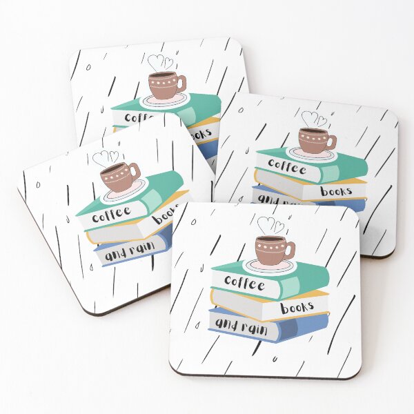 Item preview, Coffee Books and Rain designed and sold by chrysaioann.