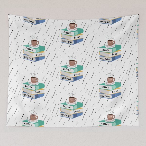 Item preview, Coffee Books and Rain designed and sold by chrysaioann.