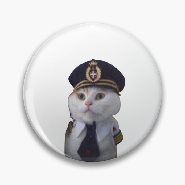 Item preview, Funny Aviation Cat Pilot Meme designed and sold by avionbubble.