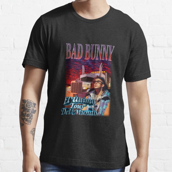 Bad Bunny shirt El Ultimo Tour Del Mundo Graphic Tee Hip Hop Poster Vintage  design Singer TShirt Sweatshirt T shirt