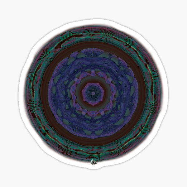 Cymatic Crown Sticker