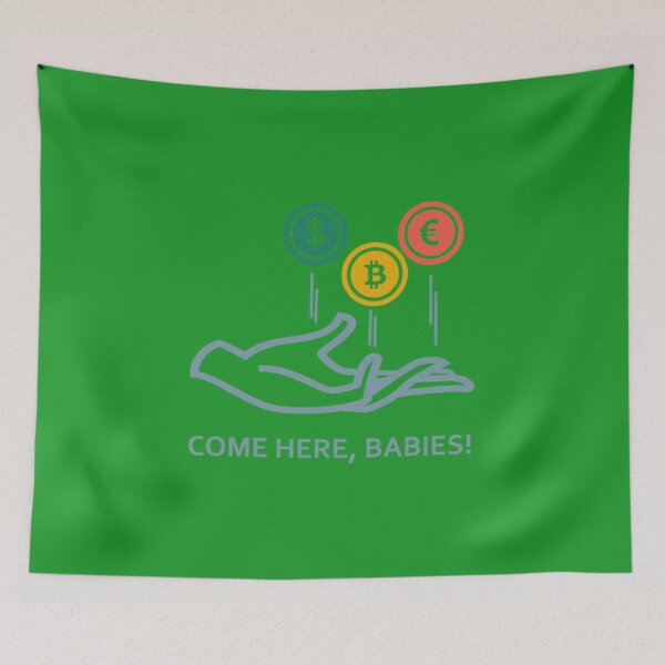 Item preview, Money Attraction  US Dollar Euro Crypto Magnet designed and sold by CuminTom.