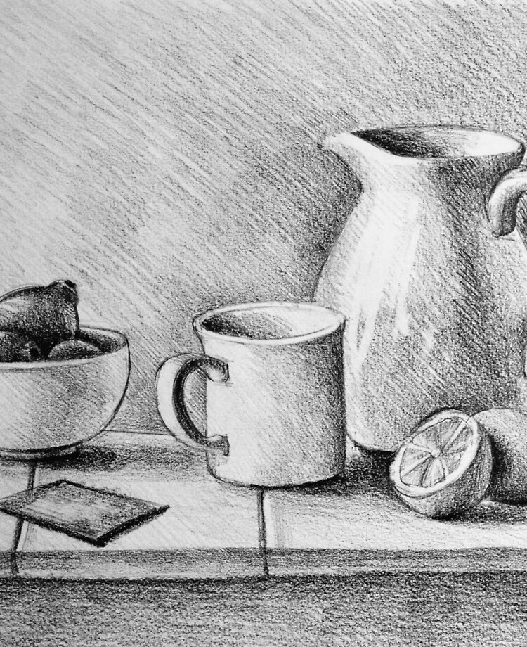 3 Ideas Still Life composition Drawing for Beginners | Pencil Sketching -  YouTube
