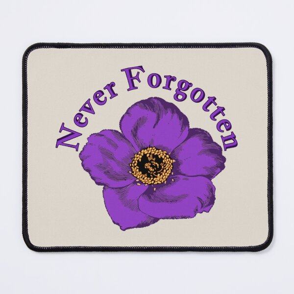Item preview, Never Forgotten Purple Poppy Design For All Animals In War designed and sold by TrulyEpoque.