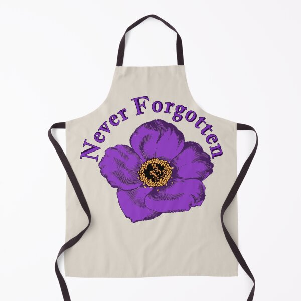 Item preview, Never Forgotten Purple Poppy Design For All Animals In War designed and sold by TrulyEpoque.