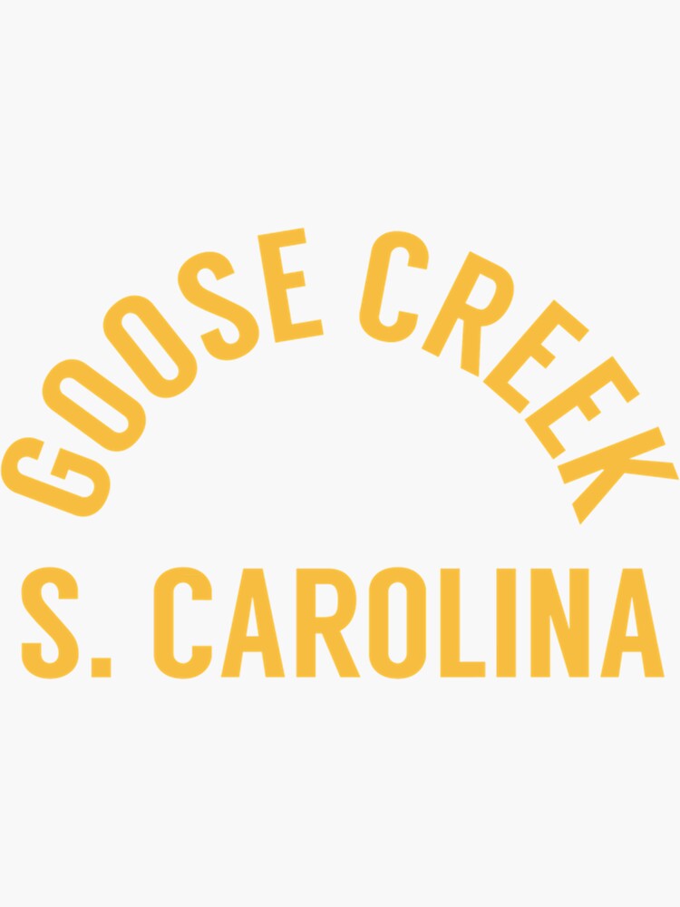 "Goose Creek SC Letter Arch Essential " Sticker for Sale by presbykari