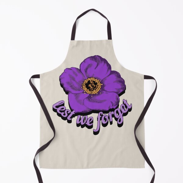 Item preview, Lest We Forget Purple Poppy Design For All Animals In War designed and sold by TrulyEpoque.