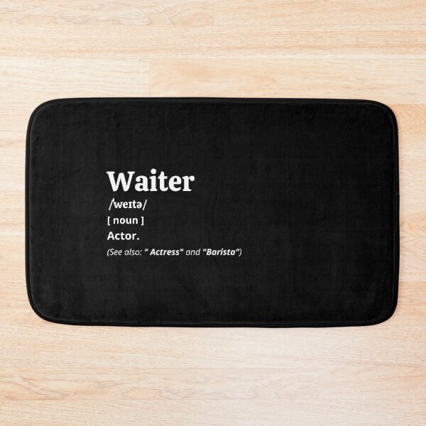 Item preview, Waiter Definition designed and sold by Creatoe.