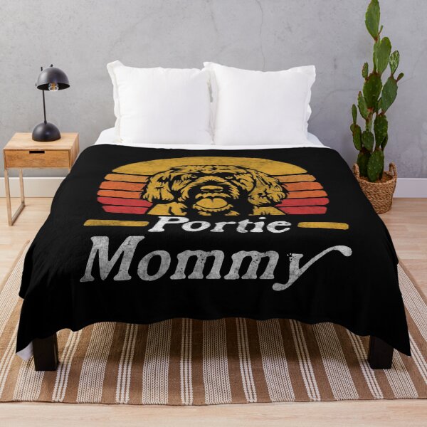 Item preview, Retro Vintage Portuguese Water Dog Mommy designed and sold by More Cute Dogs.