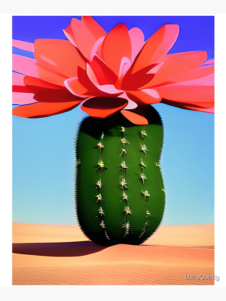 Israel, Sabra Cactus in the Desert. by UltraQuirky