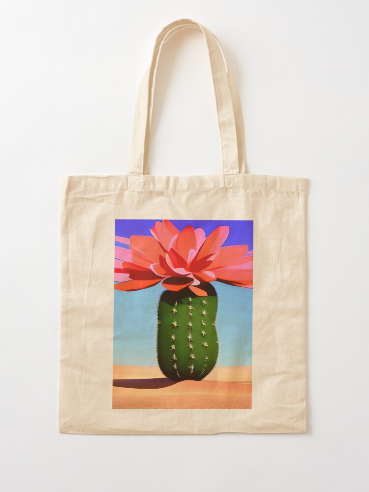 Alternate view of Israel, Sabra Cactus in the Desert. Tote Bag