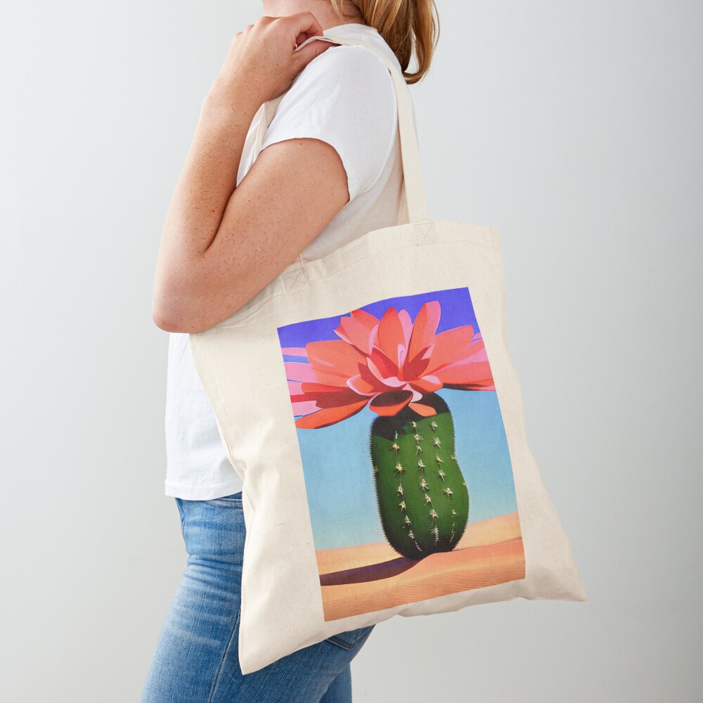Israel, Sabra Cactus in the Desert. Tote Bag