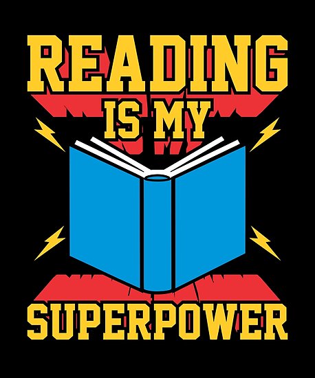 Image result for reading is my super power