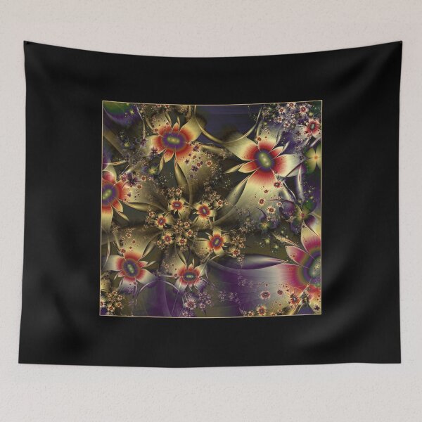 Item preview, FLOWER BITS Canvas Print designed and sold by stashbalcosy.