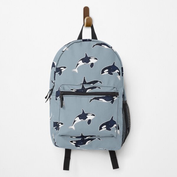 Item preview, Galaxy Orca Pattern Killer Whale Blue Space Sky Stars designed and sold by northernhugs.
