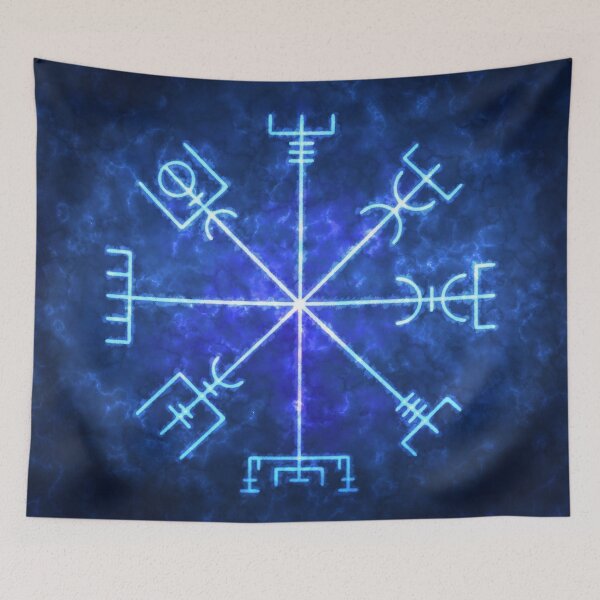 Item preview, Vegvisir, Icelandic Magical Stave Wrought in Ice Fire designed and sold by SolarCross.