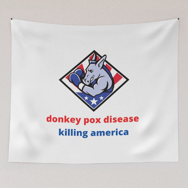 Item preview, Funny donkey pox disease killing america & donkey pox is killing america Gift Donkey Pox The Disease Destroying America For Donkeypox designed and sold by ROBOUE.