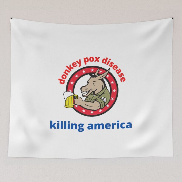 Item preview, Funny donkey pox disease killing america & donkey pox is killing america Gift Donkey Pox The Disease Destroying America For Donkeypox designed and sold by ROBOUE.