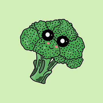 Artwork thumbnail, Cute Broccoli by Pragyaaa