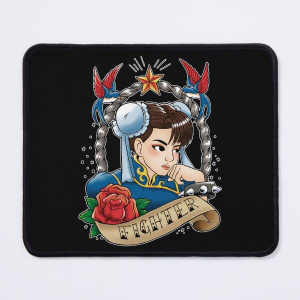 Item preview, Chun-Li Fighter Girl Tattoo/Perfect Designs For Men & Women designed and sold by LeahPrinceLPG.