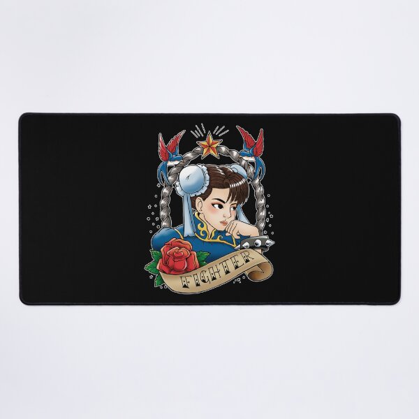 Item preview, Chun-Li Fighter Girl Tattoo/Perfect Designs For Men & Women designed and sold by LeahPrinceLPG.