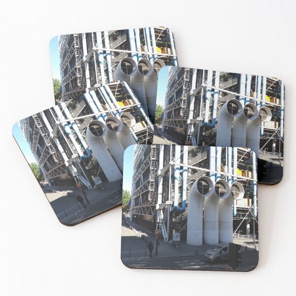Item preview, Centre Pompidou in Paris France, from a window opposite. designed and sold by Robert Elfferich.