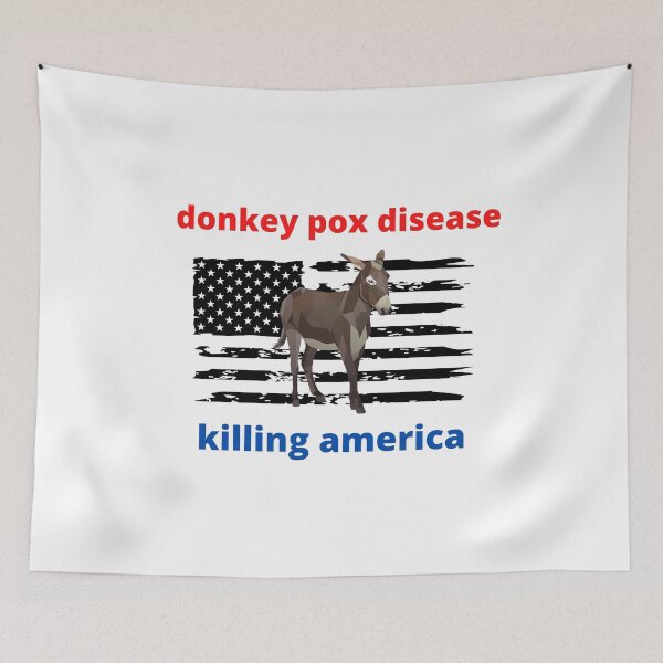 Item preview, Funny donkey pox disease killing america & donkey pox is killing america Gift Donkey Pox The Disease Destroying America For Donkeypox designed and sold by ROBOUE.