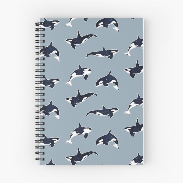 Item preview, Galaxy Orca Pattern Killer Whale Blue Space Sky Stars designed and sold by northernhugs.
