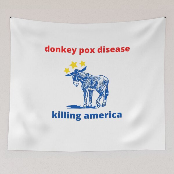 Item preview, Funny donkey pox disease killing america & donkey pox is killing america Gift Donkey Pox The Disease Destroying America For Donkeypox designed and sold by ROBOUE.