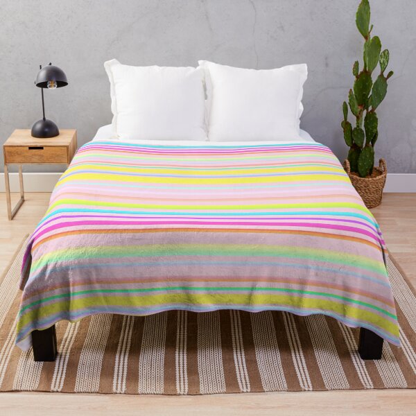 Item preview, Pastel pink multicolor stripes | Pastel pink striped designed and sold by lausn.