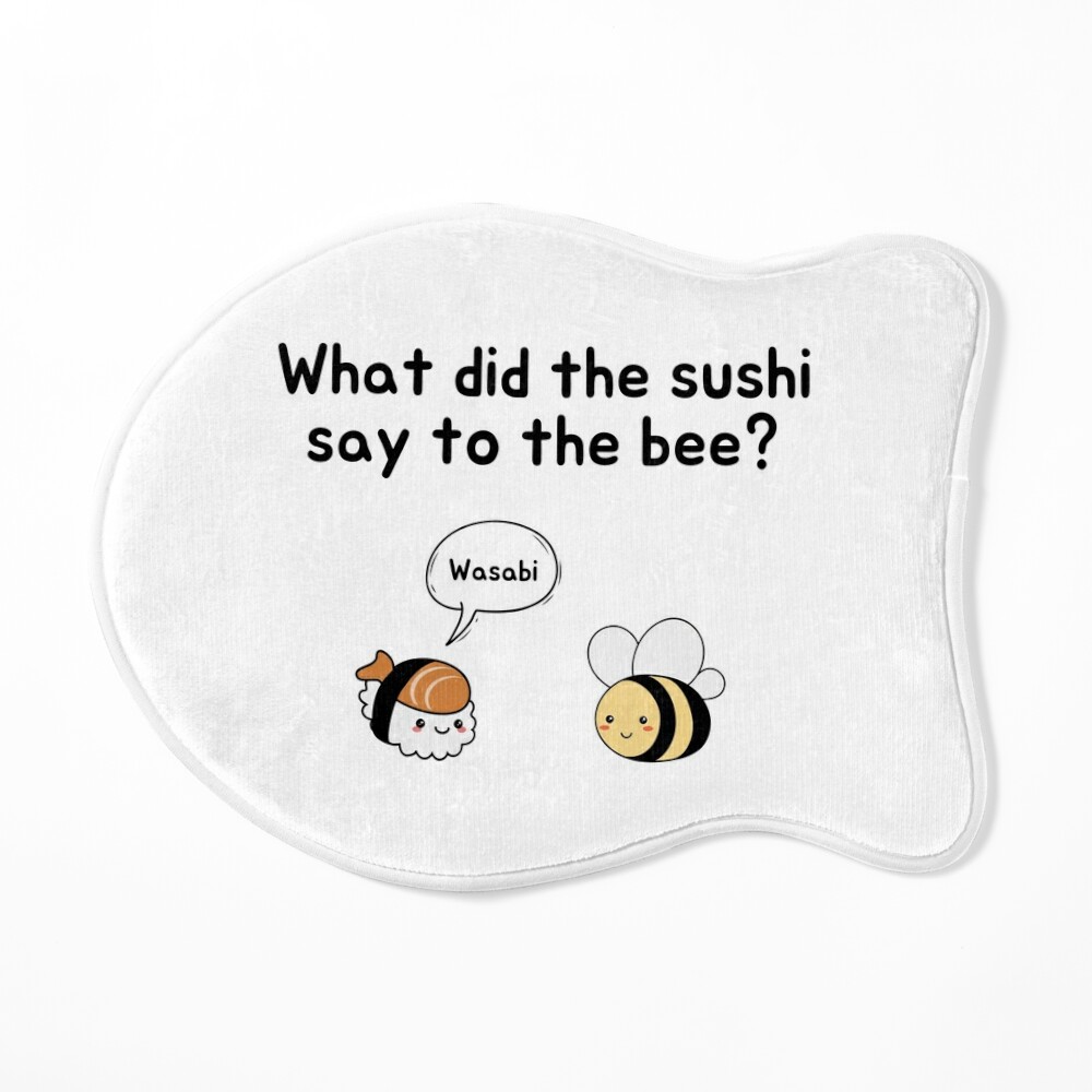 What did the sushi say to the bee? Wasabi iPad Case & Skin for Sale by  Anniesandi | Redbubble