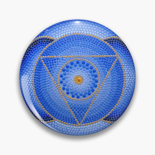 Item preview, Third Eye Chakra Mandala designed and sold by MojaMalaMandala MojaMalaMandala.