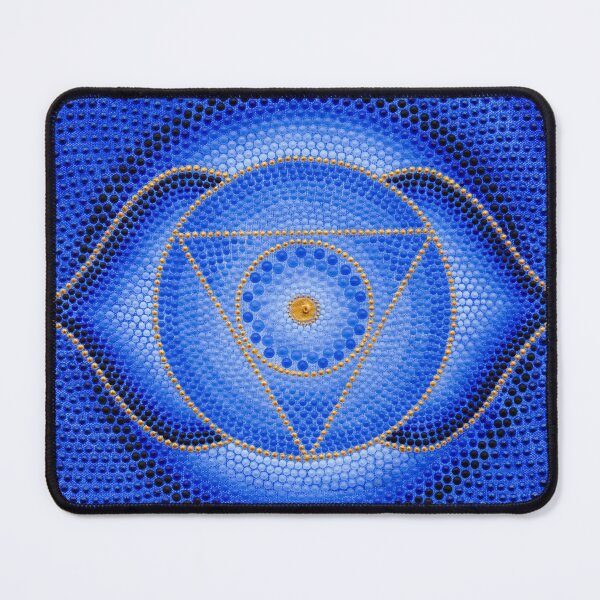 Item preview, Third Eye Chakra Mandala designed and sold by MojaMalaMandala MojaMalaMandala.