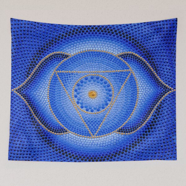Item preview, Third Eye Chakra Mandala designed and sold by MojaMalaMandala MojaMalaMandala.