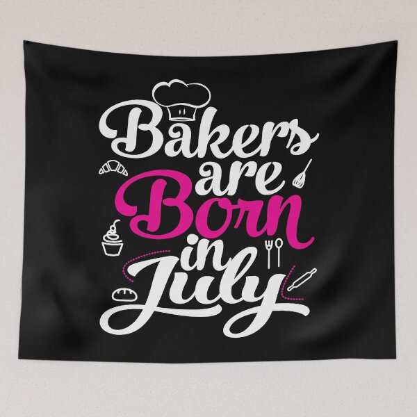 Item preview, Bakers Are Born In July designed and sold by evaspark.