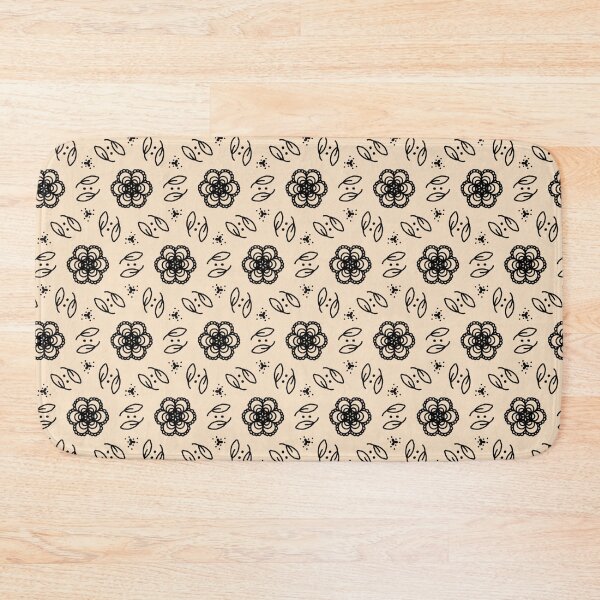 Item preview, 60s 70s Retro Clean Minimalist Flower Pattern Hand-drawn Handmade Kaleidoscope Circular designed and sold by harmoneer.