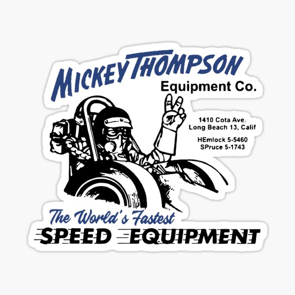 "MICKEY THOMPSON" Sticker for Sale by huyiloasera Redbubble