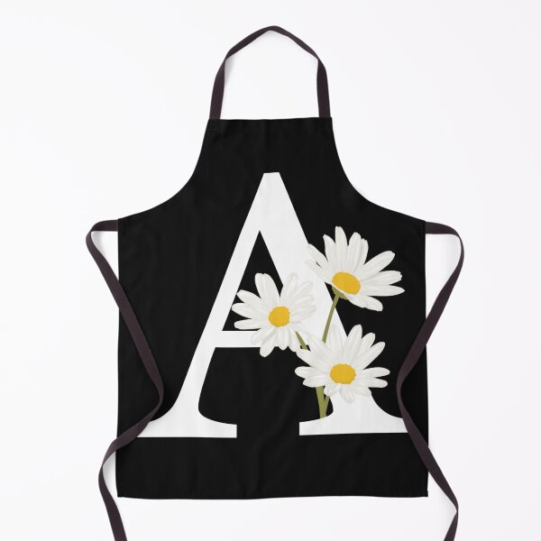 Item preview, Letter A with Daisies designed and sold by DoodlesnPoodles.