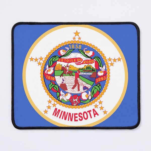 Item preview, Flag of Minnesota State USA - L'Étoile du Nord designed and sold by SolarCross.