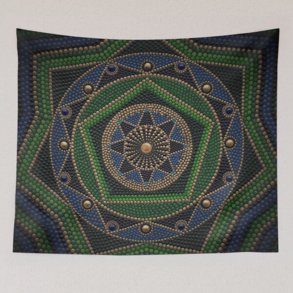 Item preview, Green Mandala designed and sold by MojaMalaMandala MojaMalaMandala.