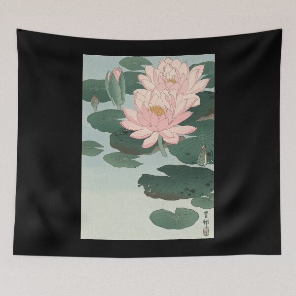 Item preview, Flowering Water Lily, Ohara Koson Classic  designed and sold by stashbalcosy.